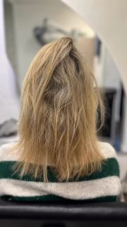 Vorhair nachhair #daslockenstübchen #happy #revlon #haareschneiden #haareschön